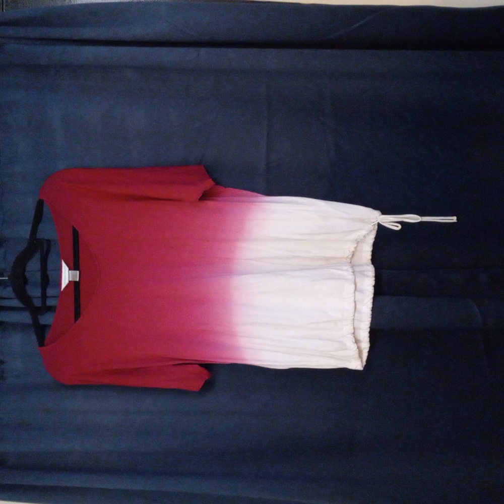 Christopher and Banks Pink Gradient Shirt
